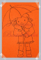 Preview: Menschen mit Regenschirm  (10x10 ; 18x13 ; 20x20 )