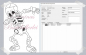 Preview: Doodle Dab-Skelett  (18x13 ; 30x20 )