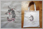Preview: Einhorn mit Schriftzug (10x10 ; 18x13 ; 30x20)