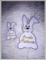 Preview: Blumenstecker "Osterhase" (10x10 ; 13x18)