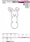 Preview: Hasenbox - Minigeschenkverpackung für Ostern (incl. Mehrfachbogen für 20x30)