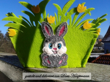 Preview: "Hasi" (10x10) - Die süßeste Hasenapplikation seit es Hasenapplikationen gibt Preview: "Hasi" (10x10) - Die süßeste Hasenapplikation seit es Hasenapplikationen gibt