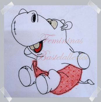 Preview: Doodle-Nilpferde (10x10 ; 18x13 ) Preview: Doodle-Nilpferde (10x10 ; 18x13 )