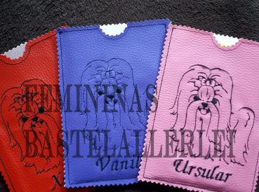 Preview: ITH Stickdatei Impfpasshülle "Shih Tzu 4tlg." Preview: ITH Stickdatei Impfpasshülle "Shih Tzu 4tlg."