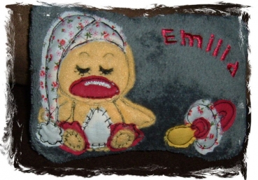 ITH Set "Entchen Emilia" - Doodledatei und Kissen