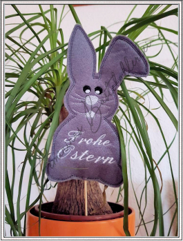 Blumenstecker "Osterhase" (10x10 ; 13x18)