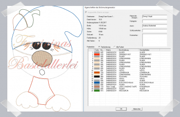 Preview: Zwerge, die Doodle-Applis 3tlg. (18x13 ; 20x20)