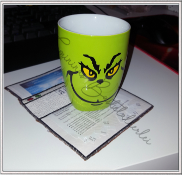 Preview: MugRug "Schredder" - Tassenuntersetzer für´s Büro Preview: MugRug "Schredder" - Tassenuntersetzer für´s Büro
