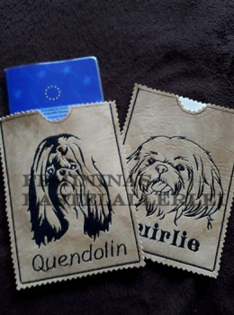 Preview: ITH Stickdatei Impfpasshülle "Shih Tzu 4tlg." Preview: ITH Stickdatei Impfpasshülle "Shih Tzu 4tlg."