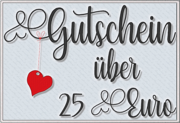 25€ Gutschein