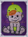 Baby mit Entenmütze